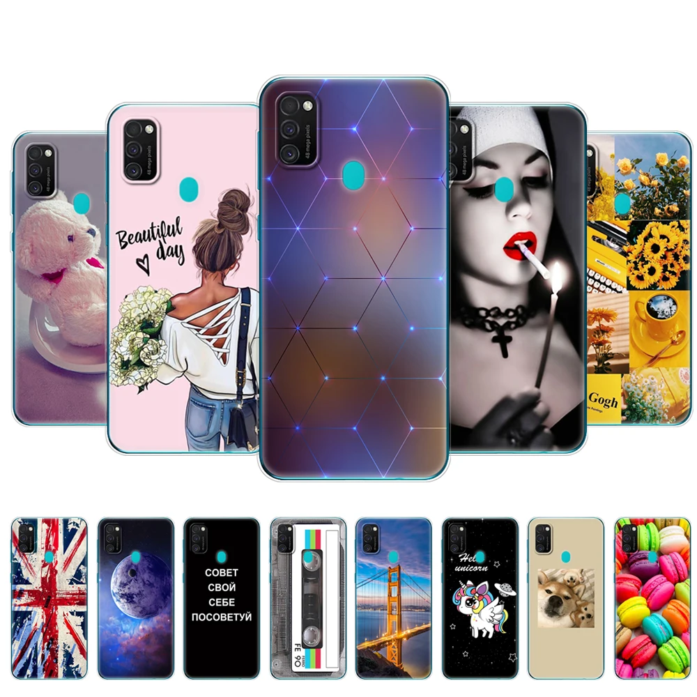 

For Samsung M21 Case 6.4" Silicon Soft Tpu Back Phone Cover For Samsung Galaxy M21 M 21 SM-M215FZGUSER m215 Protective Shell