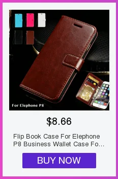 Чехол для телефона из искусственной кожи для Elephone P8, деловой чехол для Elephone P8, чехол-книжка, Мягкая силиконовая задняя крышка