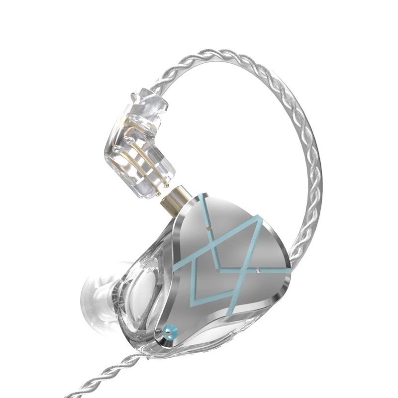 Плотным верхним ворсом KZ ASX 10BA Hi-Fi наушники-вкладыши с пассивным Шум уменьшения