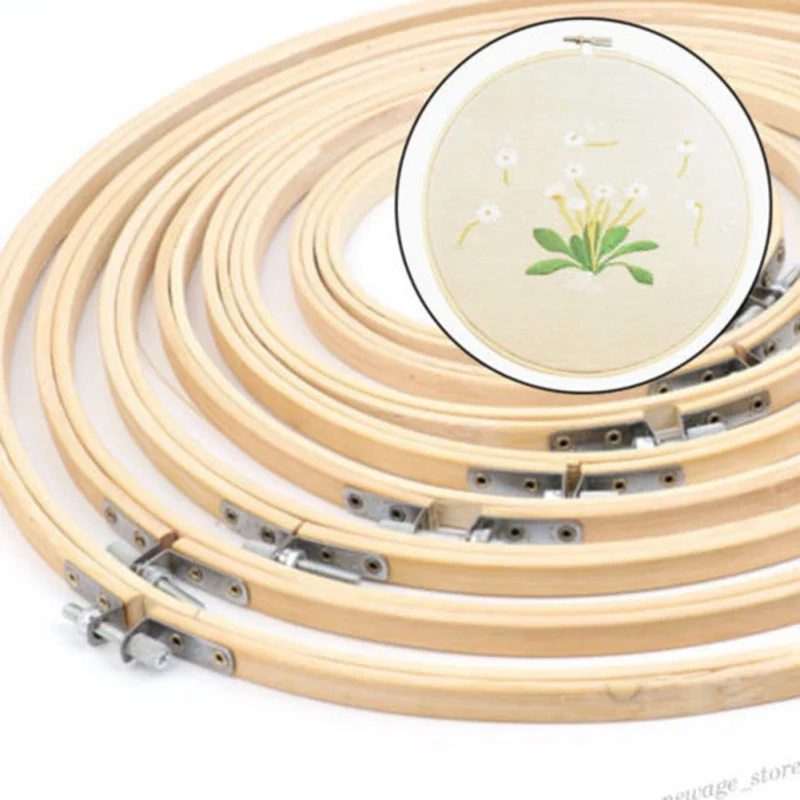 Деревянный обруч для ручной вышивки круглая рамка крестом инструмент рукоделия