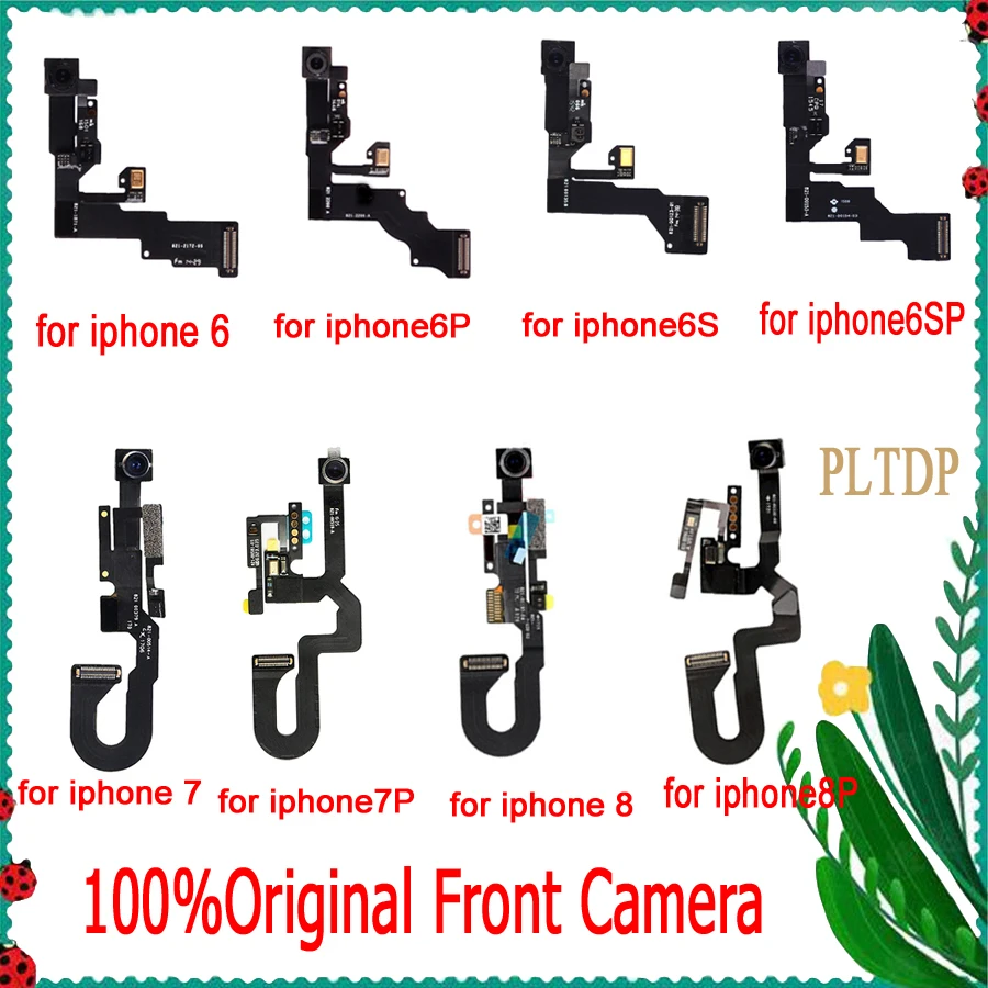 Оригинальная передняя Головка камеры для iphone 6 6p 6s 6sp 7 7p 8 8p X XS XR max Фронтальная