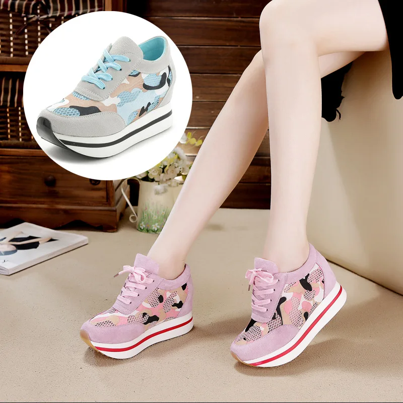 Летняя новая модная повседневная спортивная обувь дышащие на шнуровке