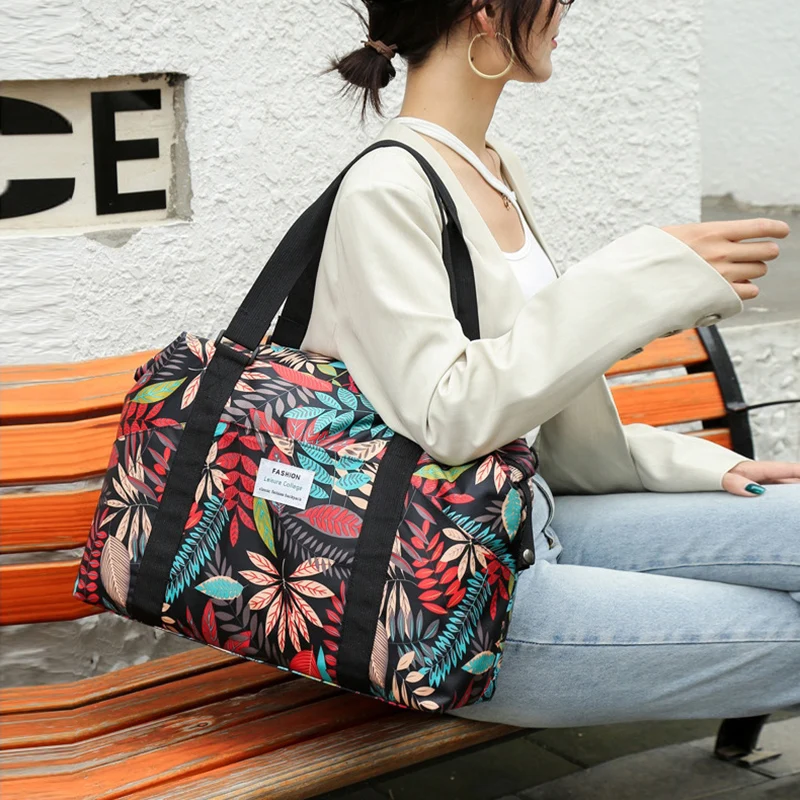 

Outdoor Waterproof Nylon Sports Gym Bags Men Women Training Fitness Travel Handbag Yoga Sport Dry and Wet Separation Bag X556B