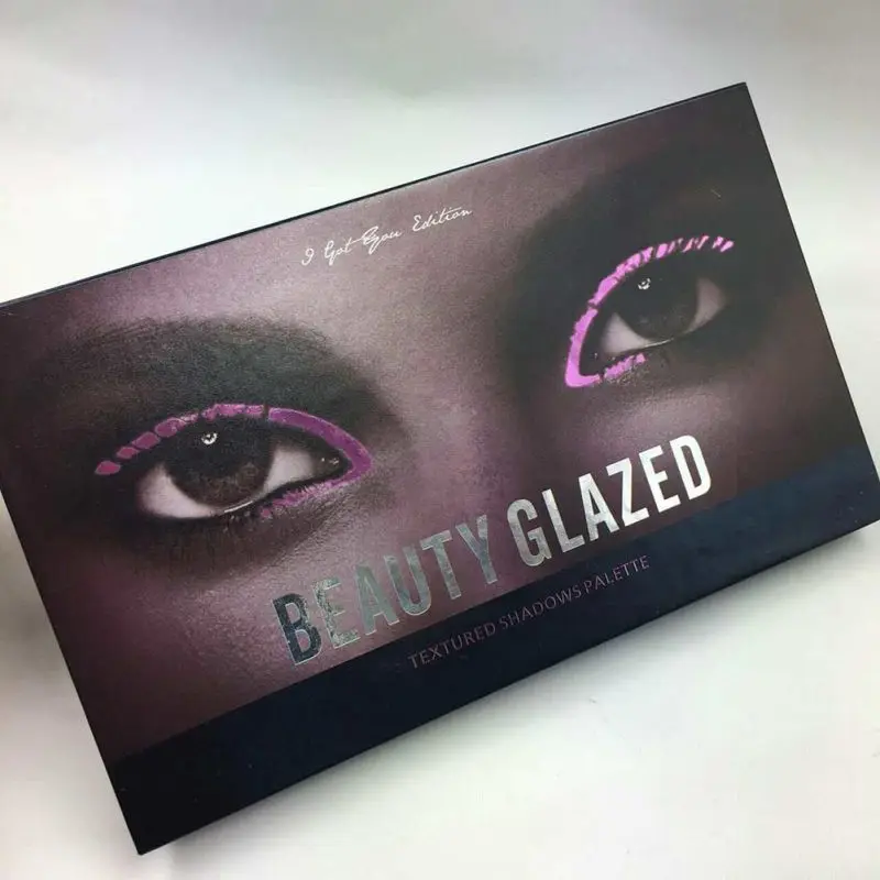 18 цветов мерцающие матовые тени для век Палитра Алмазный Блеск пустыня темная