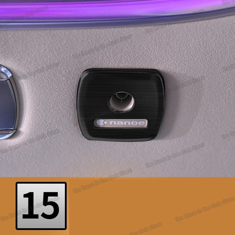 

lsrtw2017 car Nano air filter frame trims for toyota alphard vellfire 2015 2016 2017 2018 2019 2020 2021 30 accessories chrome