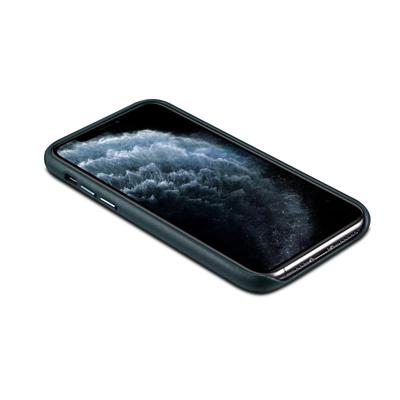 Оригинальный чехол из искусственной кожи для iPhone 11 официальный защитный