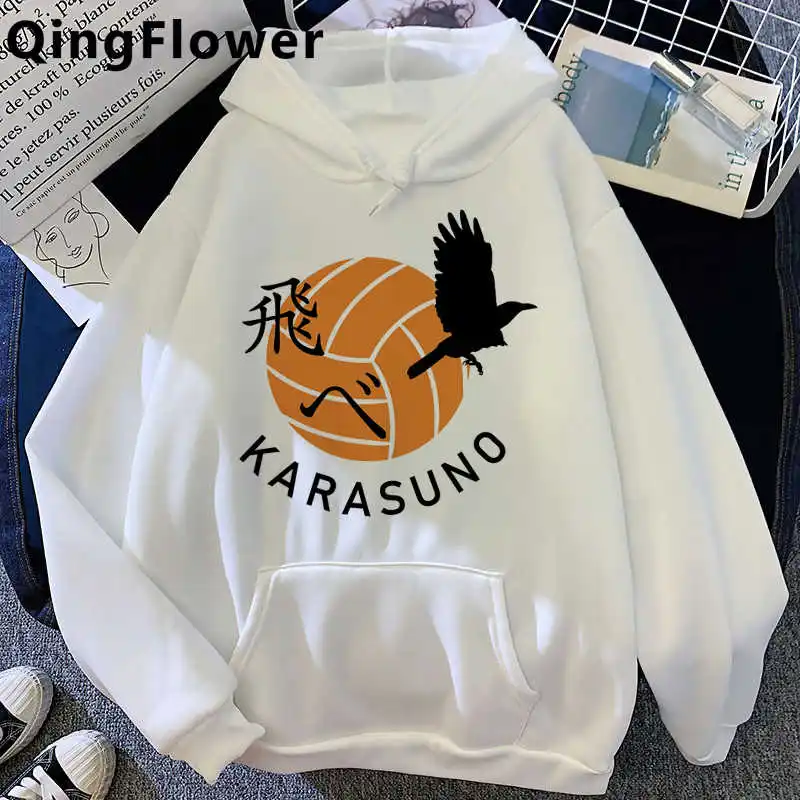 

Толстовки женские Haikyuu с принтом аниме, гранж, размера плюс, y2k, размера плюс