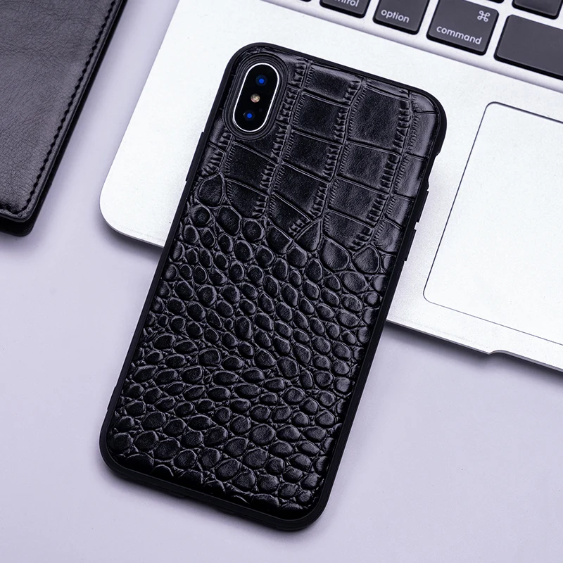 Чехол для Телефона iPhone 6 6s 7 8 Plus 11 Pro X Xs Xr Max роскошный чехол из воловьей кожи с