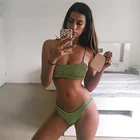 Imcute бикини 2021 летние женские купальники женский бюстгальтер пуш-ап с вкладышами бандажный комплект бикини сексуальный купальник купальный костюм