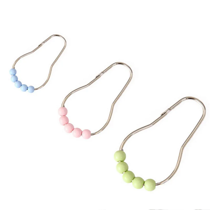 Нержавеющая сталь карамельного цвета металлические крючки для занавески в душ