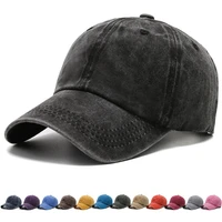 women men cotton solid baseball cap four season fashion snapback hat outdoor simple vintag visor casual cap hat for women men