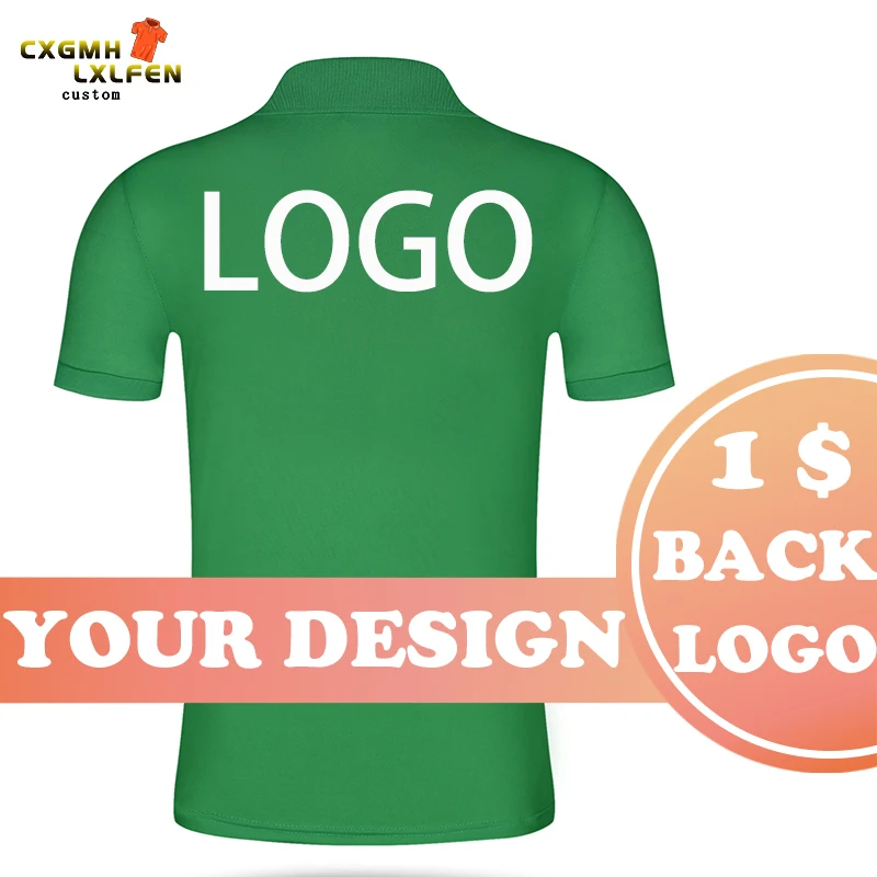 Летняя рубашка-поло с коротким рукавом 14 цветов | Мужская одежда