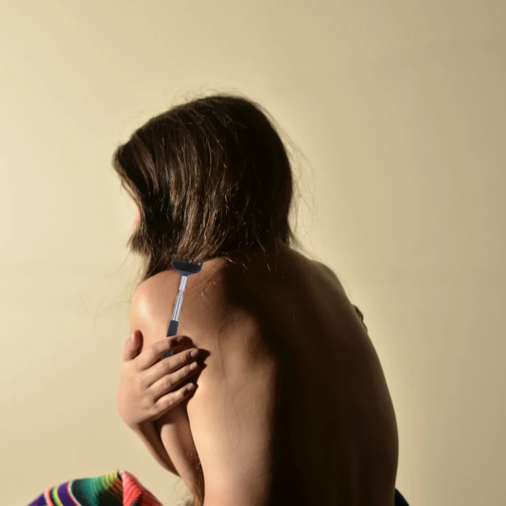 

2Pcs Back Scratcher Tool Extendable Stainless Steel Itch Relief Tool