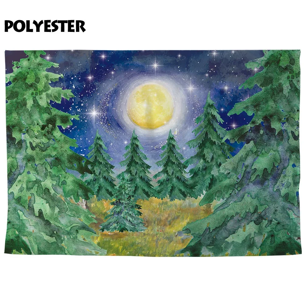 Фон для фотосъемки с изображением леса и сосны | Электроника