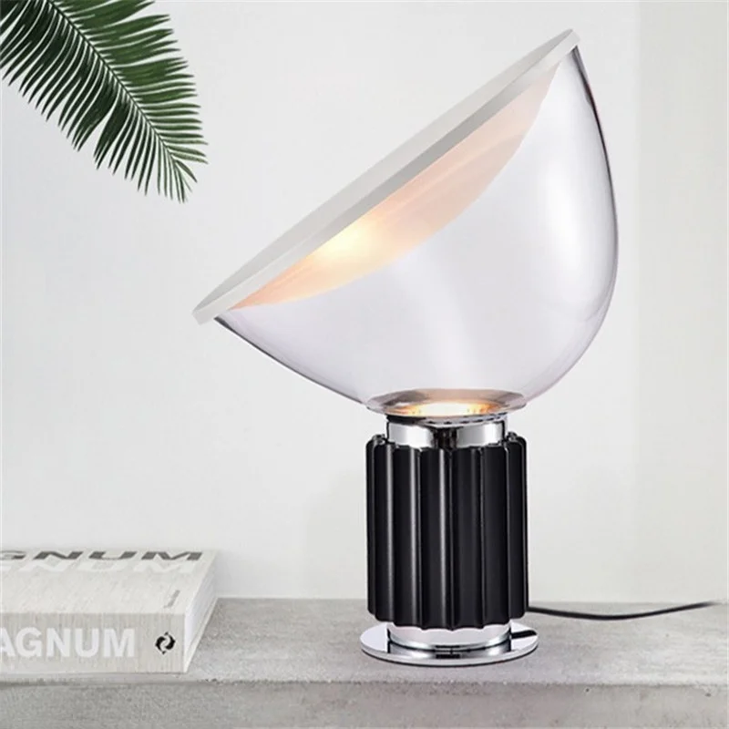

Nordic led table lamp, radar table lamp, crystal lampshade, bedroom satellite lamp, lamparas de escritorio lamparas