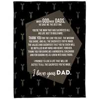 for dad i love you cozy premium fleece blanket 3d print sherpa blanket on bed home textiles