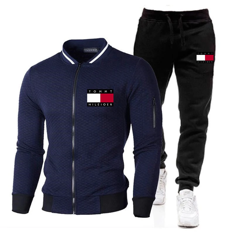 

Мужской комплект спортивной одежды, флисовая толстовка с капюшоном и спортивные штаны