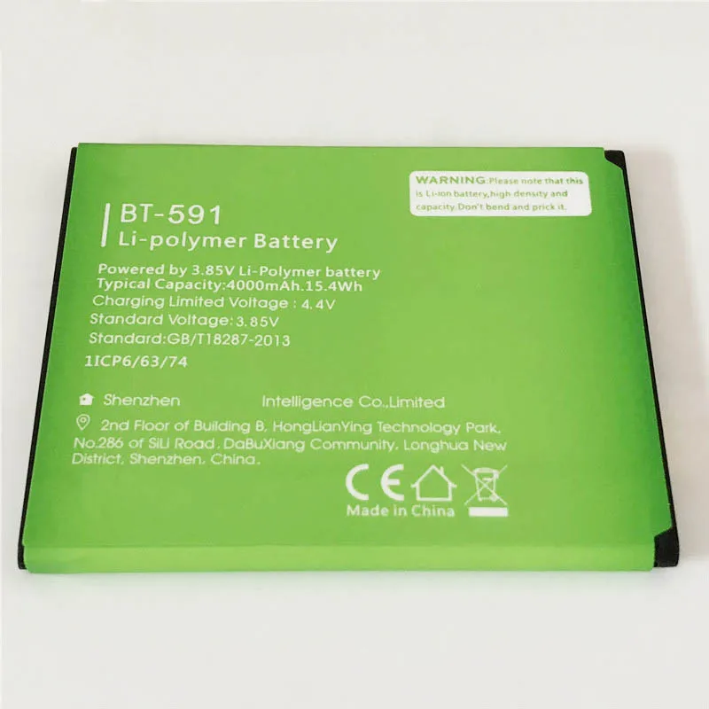 3 85 В 4000 мАч BT-591 для LEAGOO Kiicaa Power аккумулятор Batterie Bateria Batteria batterij Batteri | Мобильные