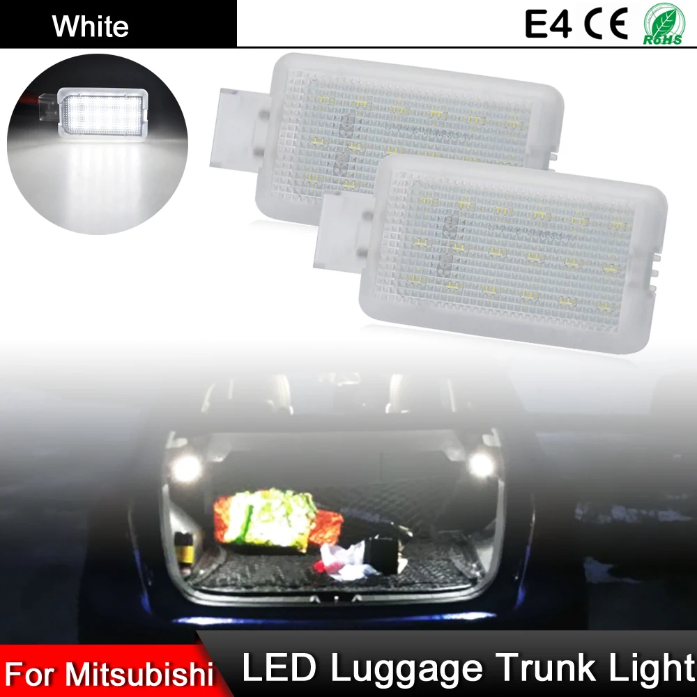 

1 пара для Mitsubishi ASX белые высокие Яркость белый светодиод Чемодан подсветка багажника Чемодан лампа отсека