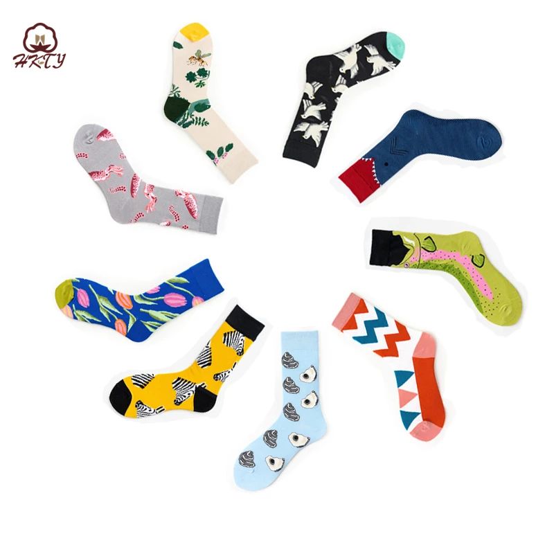 Носки для девочек Забавные милые Мультяшные носки с фруктами бананами авокадо