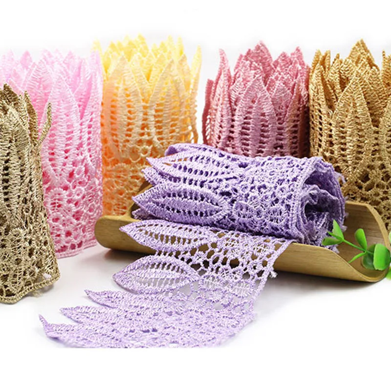 100 ярдов/партия высокое качество красивое кружево лента тесьма 92 мм кружевная