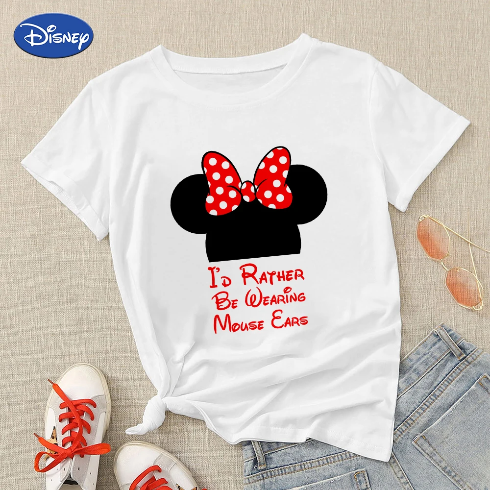 

Women's Fashion Shirts Couple Matching Mickey Mouse Urban Workout Gym Hipster Slim Short Sleeve Disney Branded Tshirt Wholesale