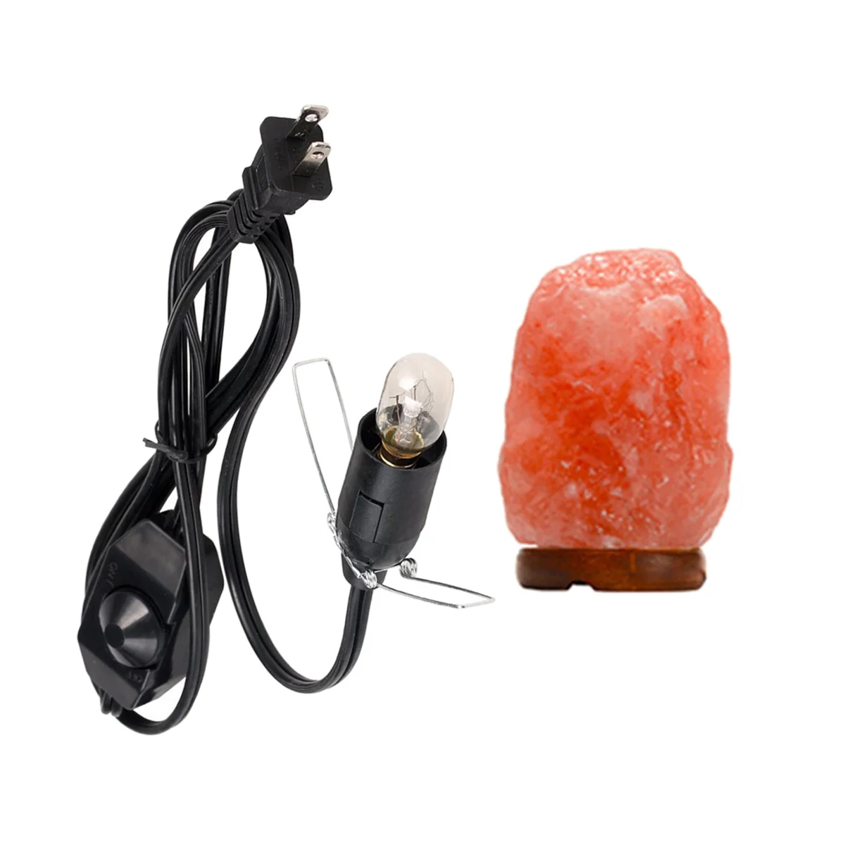 

Salt Lamp Cord Salt Lamp Crystal Salt Lamp Replacement Cord with Dimmer Switch without (US Plug)