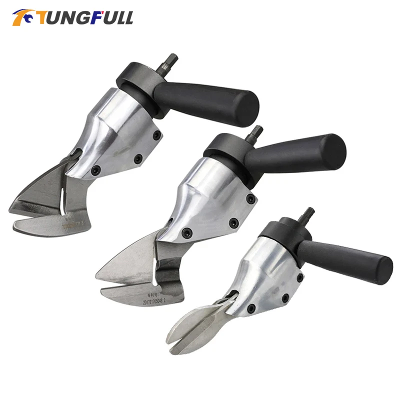 

Metal Sheet Scissors Head for Electric Drill Chuck Iron Shears Plastic Cloth Wool Wire Mesh Cutter Air Screwdriver Use