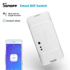 Интеллектуальный выключатель света SONOFF Basic R3 WI-FI DIY Смарт Управление переключатель для EWelink таймер Модуль Автоматизации Совместимость с Alexa Google Home