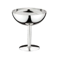 stainless steel goblet cup ice cream dessert salad bowl fruit plate snack dish ktv bar party supplies