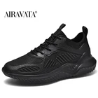 Кроссовки Airavata для мужчин и женщин, летняя обувь для бега в стиле унисекс, на шнуровке, Повседневная Уличная Легкая спортивная обувь на толстой подошве