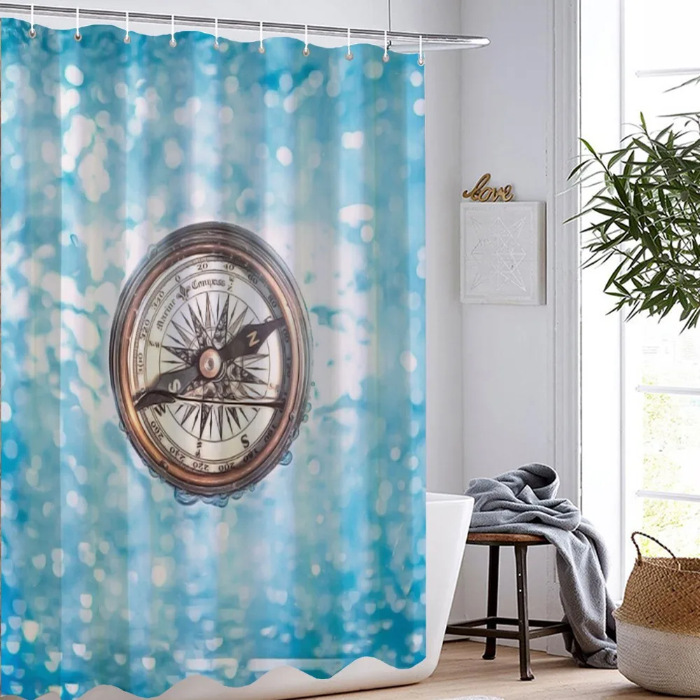 3D принт крюк для судна душ Шторы компас веревка Ванная комната один Красной