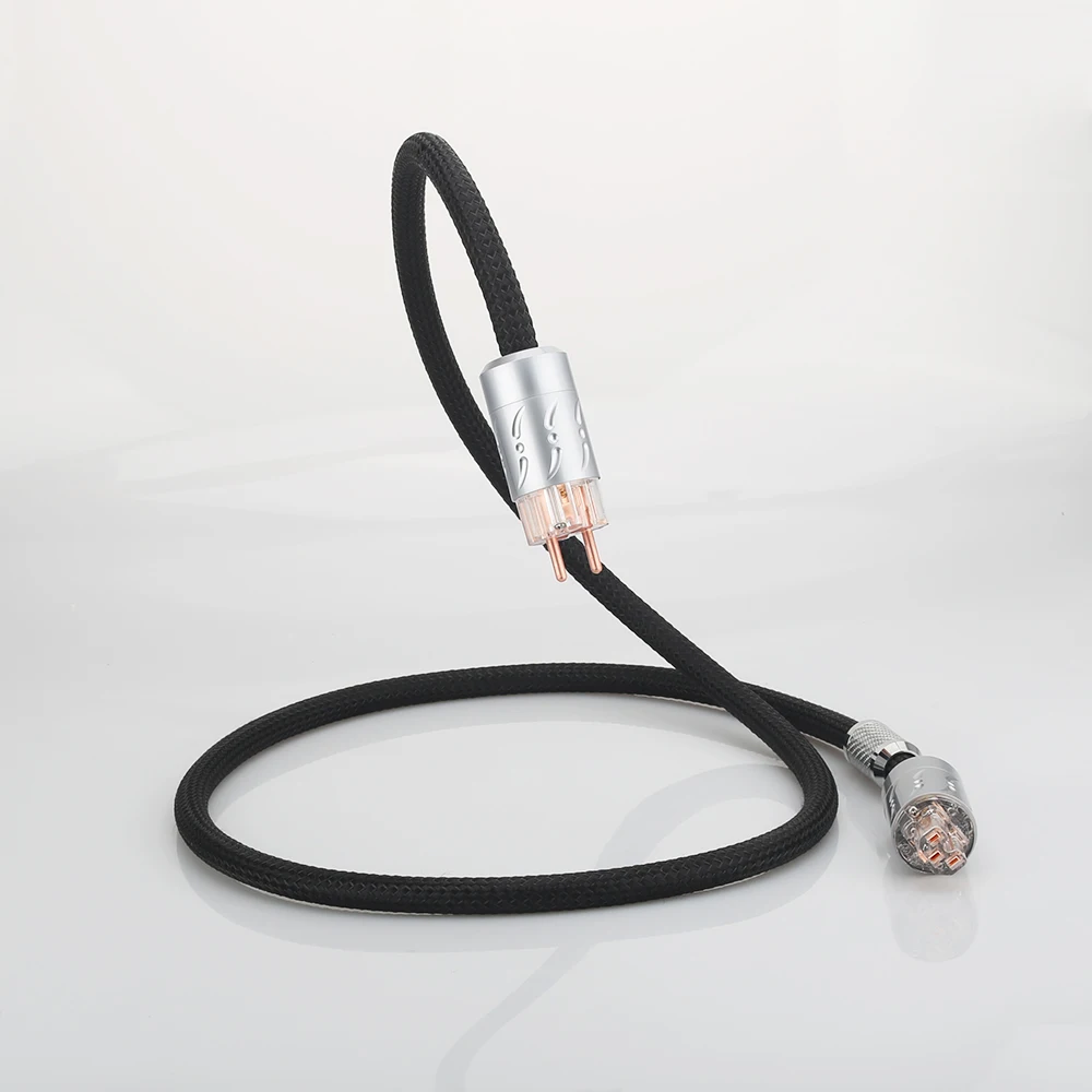 Виборг VP-1501 OFC медный кабель питания Schuko HIFI удлинитель кабеля с фоторазъемом |