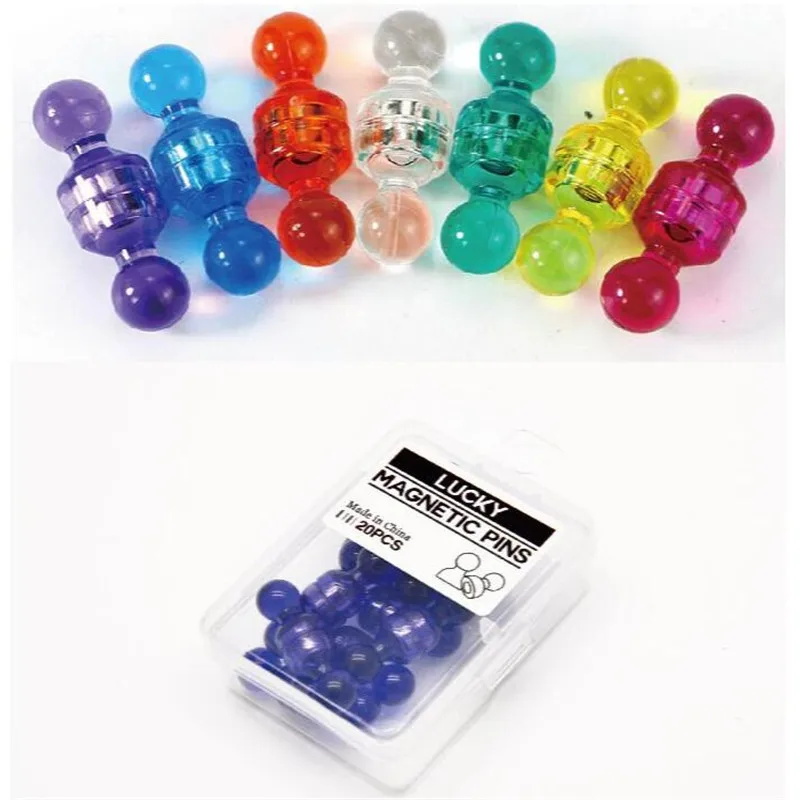 Круглые магнитные шпильки 20 шт. прозрачные штифты для рукоделия художественное