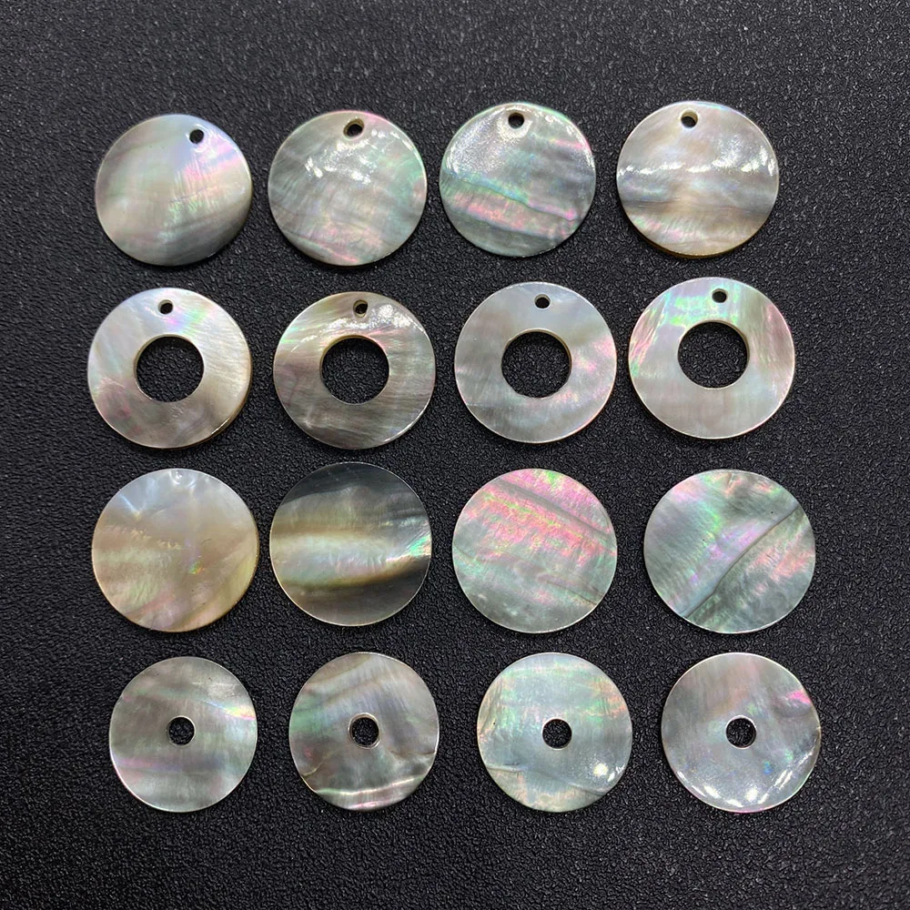 

Natural Black Butterfly Shell White Butterfly Shell Jewelry Round 10-60 mm Suitable for DIY Handmade Exquisite Jewelry Wholesale