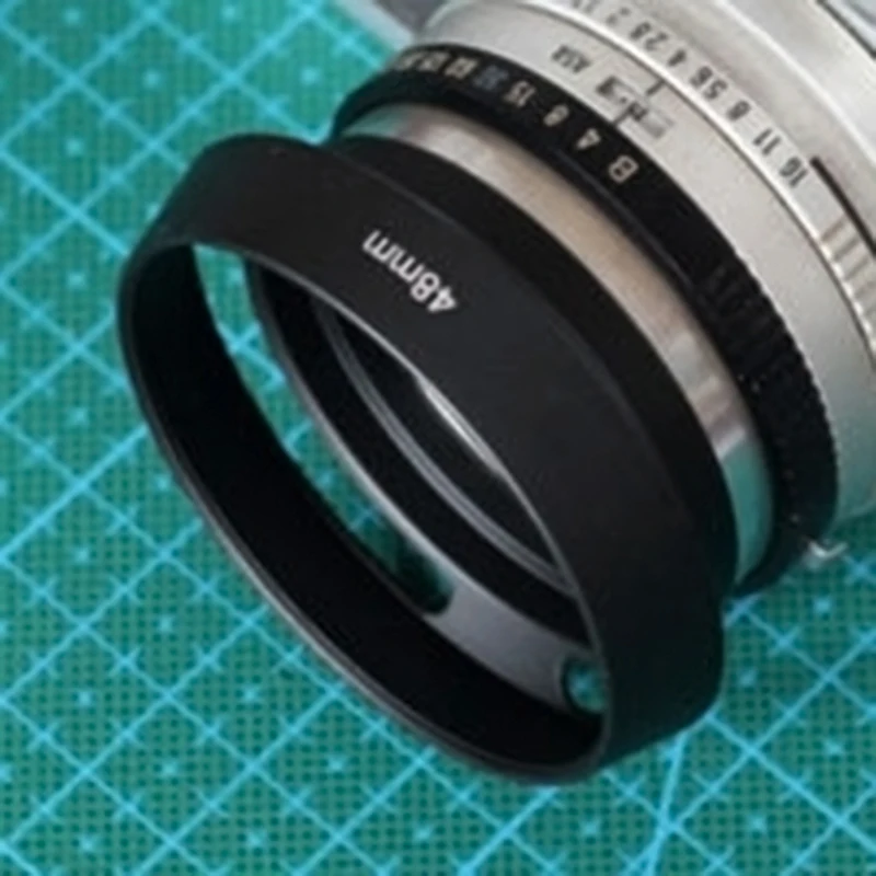 48 мм бленда объектива из алюминиевого сплава наклонная вентилируемая для Canon Canonet