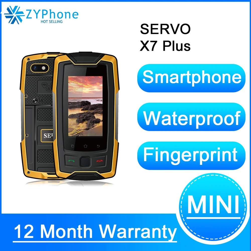 Сервопривод X7 плюс 2 45 &quotMTK6737 мини смартфон 4G IP68 Водонепроницаемый Оперативная