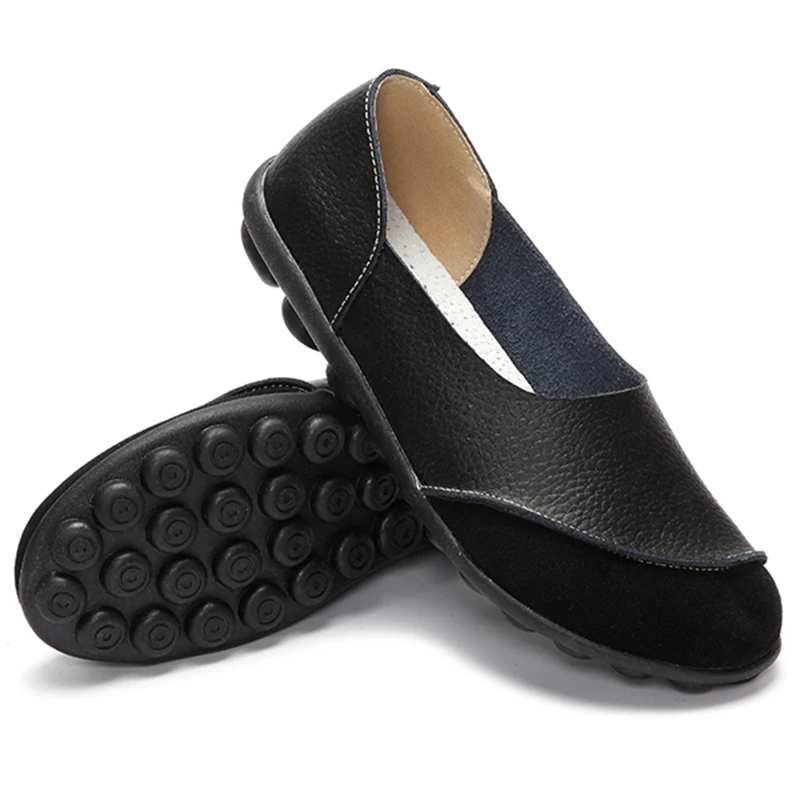 Женская обувь на плоской подошве Лоферы ярких цветов Слипоны Балетки Удобная