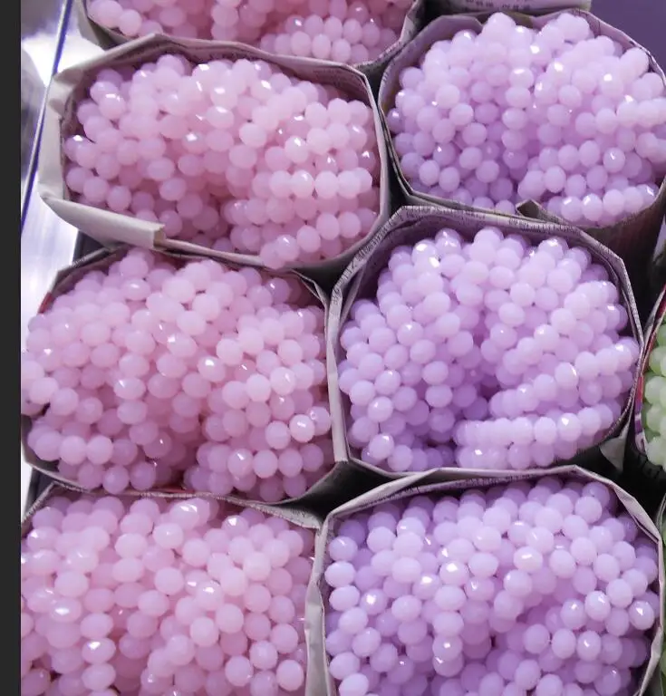 Новинка! Ограненные стеклянные бусины разделители 4 мм 140 шт./лот модные ювелирные