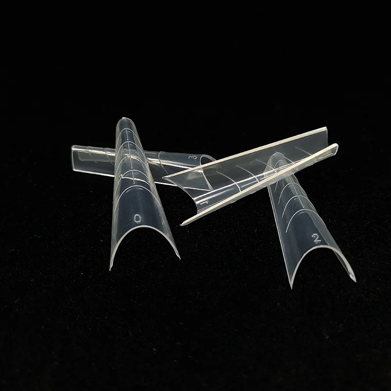 Двойной формы для наращивания ногтей толстовка с длинными/половина крышка