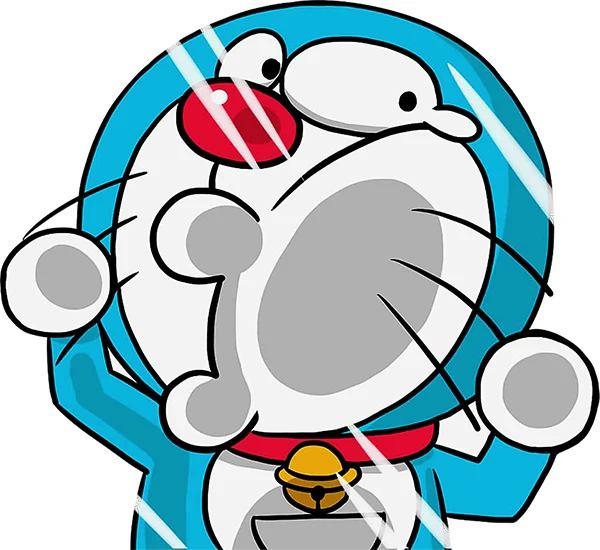 

Dawasaru Funny Car Stickers A Crying Crowd Doraemon Crushed Window Sticker Laptop Truck Motorcycles Auto Accessories PVC,15cm