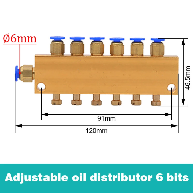 

Регулируемый выход дистрибьютора масла 2/3/4/5/6/7/8/9/10/12, подходит для системы насоса центральной смазки, сепаратор 4 мм, 6 мм