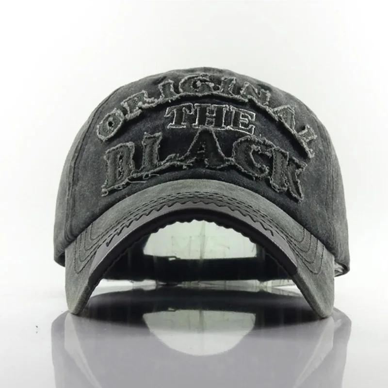 Бейсбольная кепка из промытого хлопка Snapback для мужчин и женщин в стиле ретро