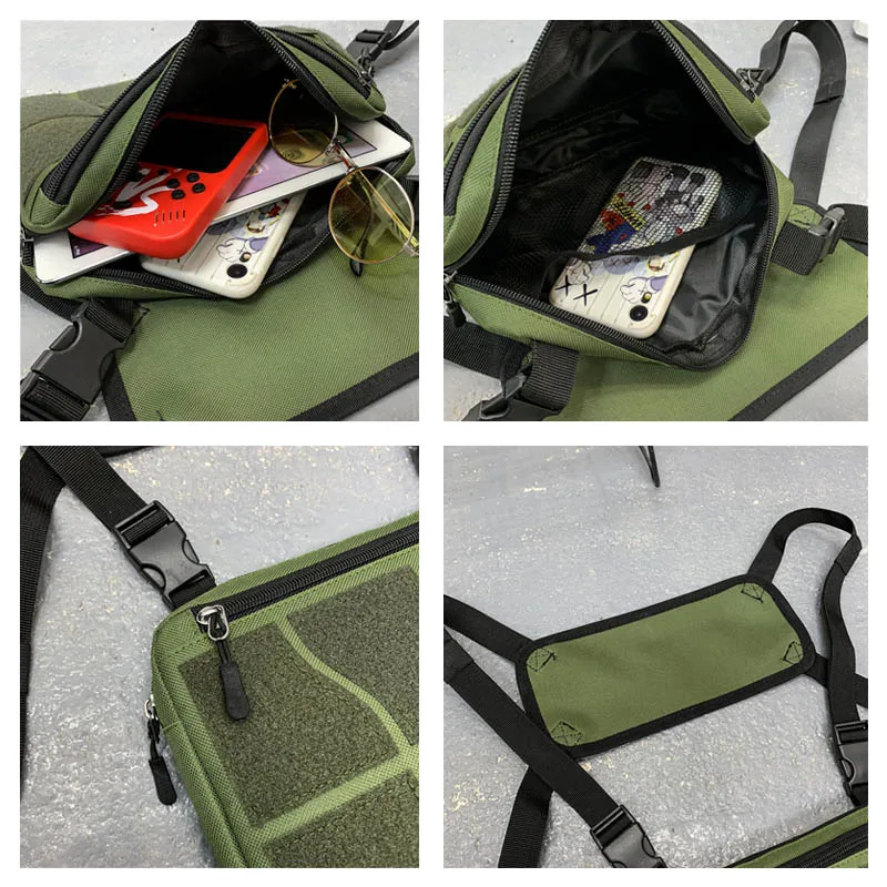 Новые функциональные тактические грудь Установка сумка кошелек модная пуля