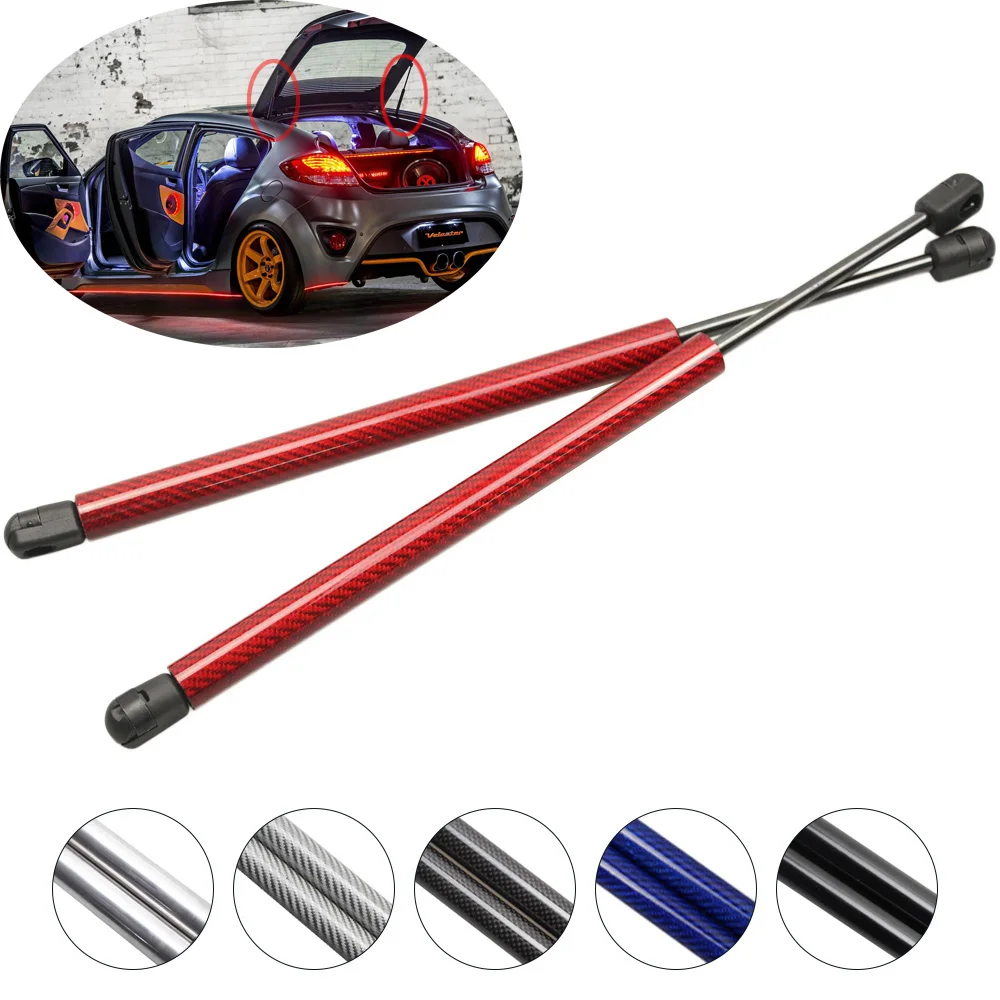 for HYUNDAI VELOSTER (FS) coupe 2011-2017 Rear Tailgate Boot carbon fiber Gas Spring Struts Prop Lift Support Damper 402.5mm