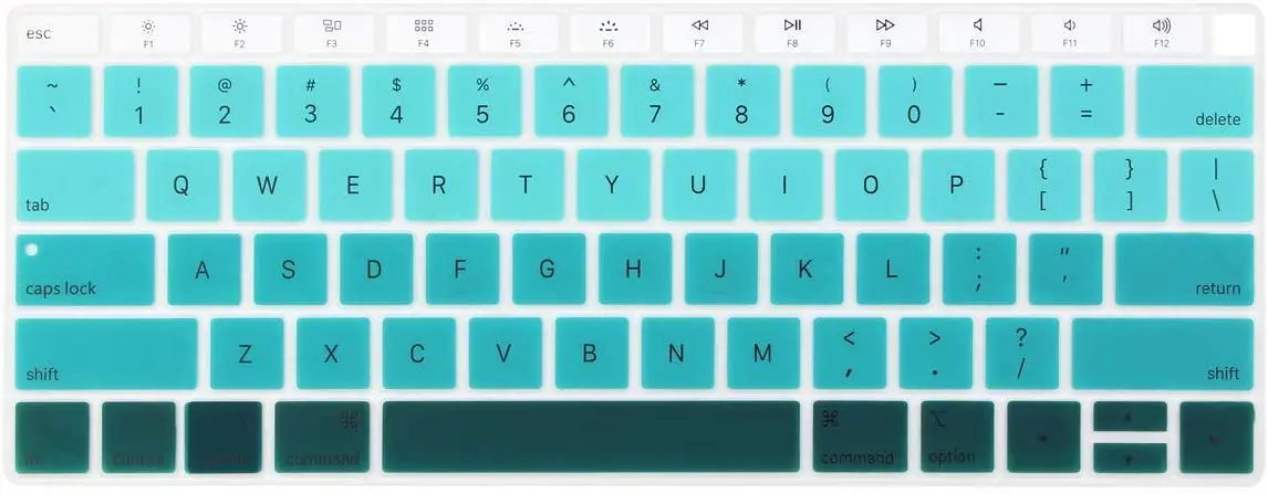 Силиконовая крышка клавиатуры для Macbook NEW Air 13 с дисплеем retina и сенсорной идентификацией модели A1932