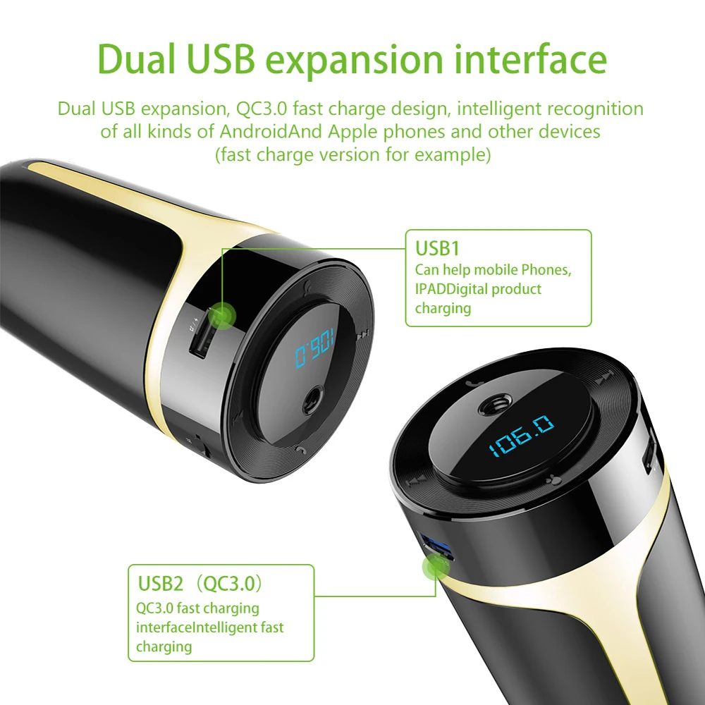 Bluetooth fm передатчик 300 мл Автомобильный увлажнитель воздуха FM модулятор Handsfree для