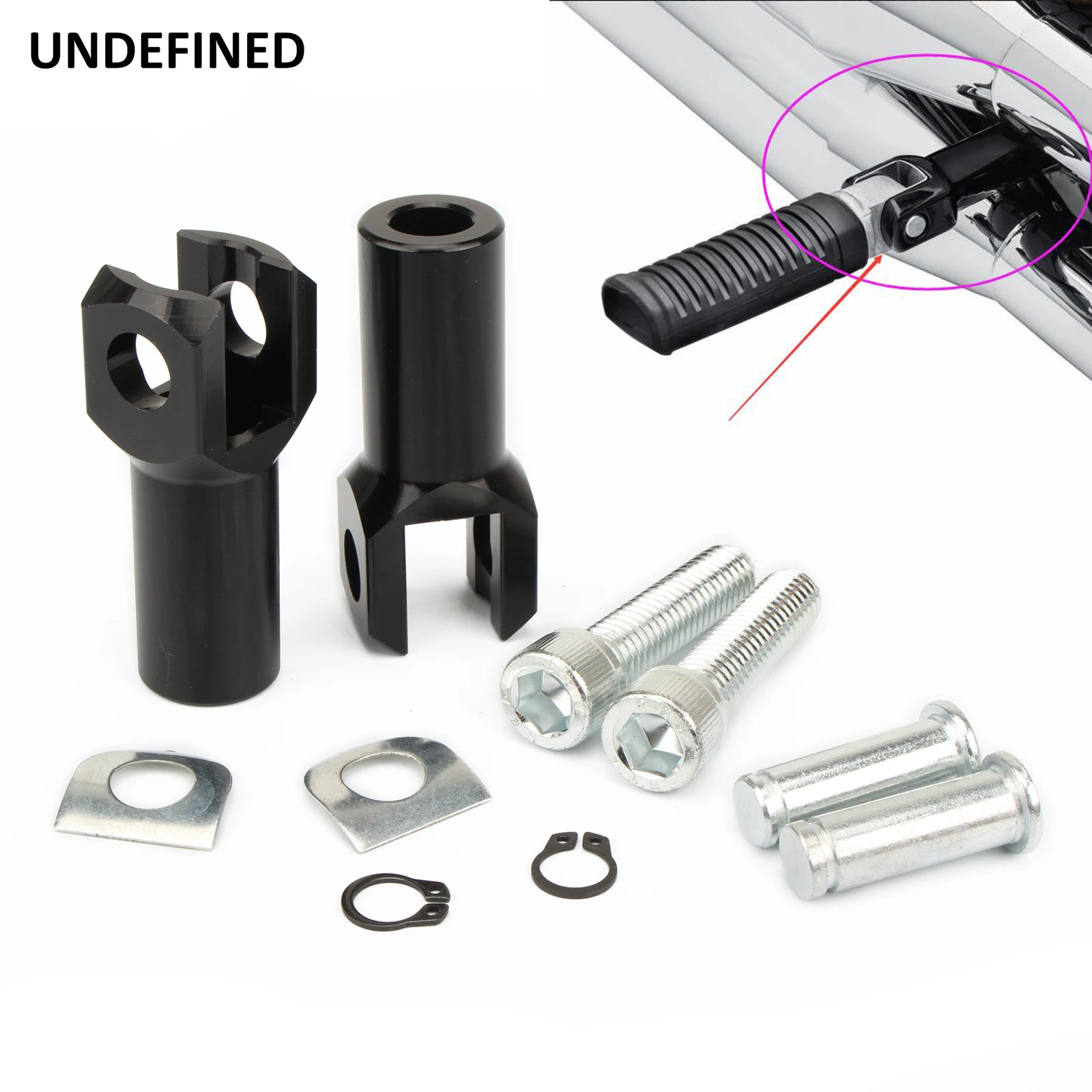 Опорные прищепки для легковых мотоциклов 2 25 дюйма набор ног Harley Softail Fatboy Heritage FXST