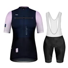 Женская дышащая велосипедная одежда, комплект из трикотажа и нагрудника для езды на велосипеде на открытом воздухе, летняя спортивная одежда для езды на велосипеде, женская одежда для езды на горном велосипеде, 2021