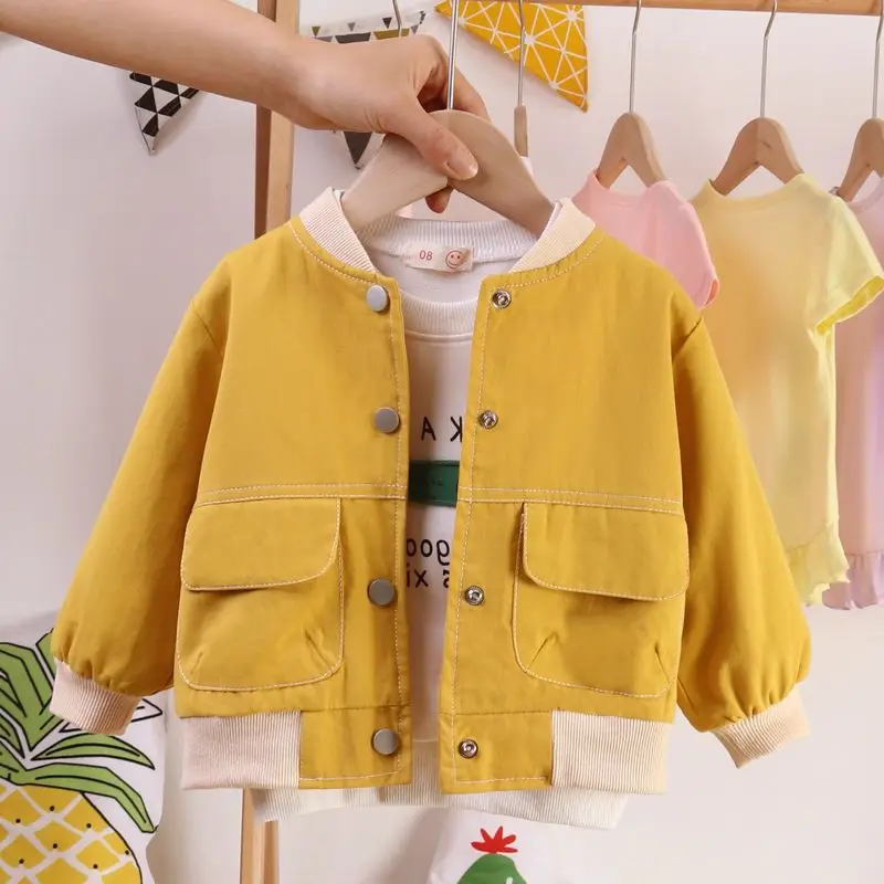 

2021 Beautiful Spring Autumn Coat Outerwear Top Children Clothes School Kids Costume Teenage Girl Clothing High Quality